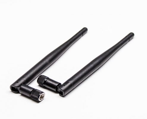 gsm天線增益黑色膠棒sma公頭防水外置天線